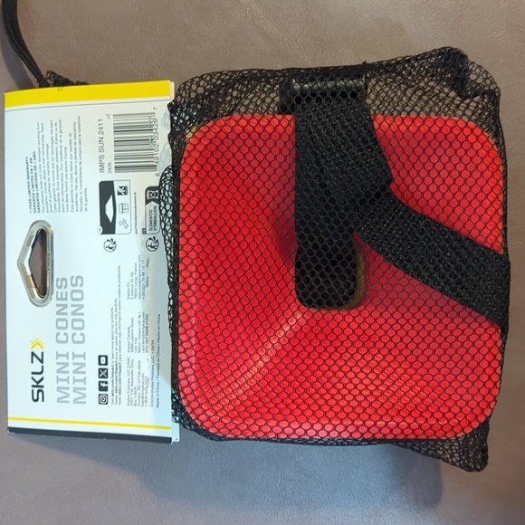 Sklz Mini Cones High Visibility Marker Set Implus Footcare New In Package Red - Picture 3 of 7
